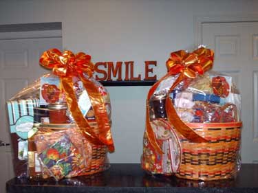 Our Thanksgiving gift baskets