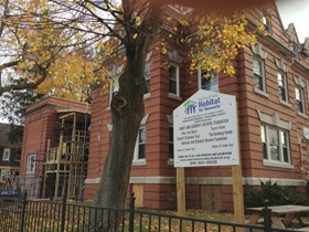 The current Habitat for Humanity project at S. Patrick Convent