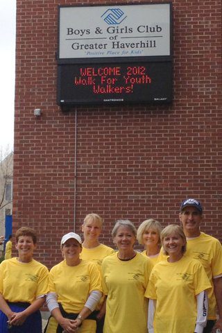 Dental team members at Boys and Girls Club Walk