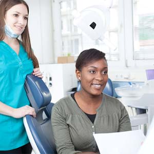 patient learning who is a good candidate for dental implants in Haverhill